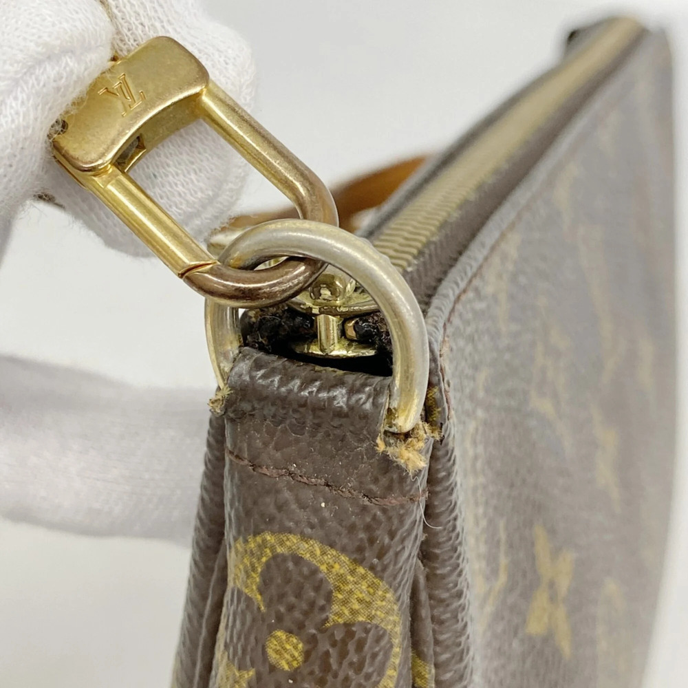 LOUIS VUITTON Brown Monogram Pochette Pouch - Picture 8 of 9